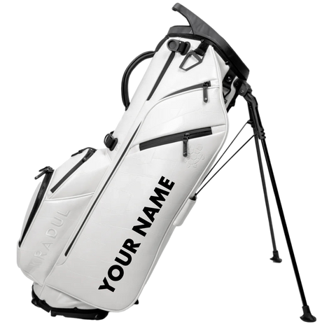 LUX G-Exotics Women’s 8.5” Carry Bag: Patchwork White [Customize]