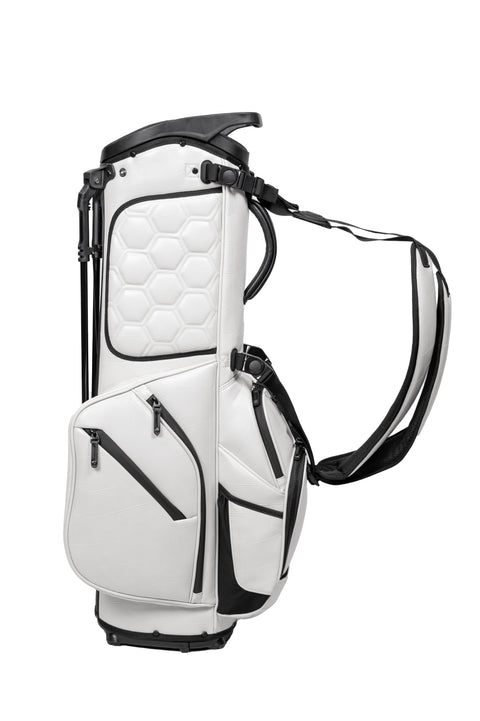 LUX G-Exotics Women’s 8.5” Carry Bag: Patchwork White