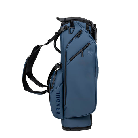 KRADUL LUX 9.5" 14-Way Hybrid Stand Bag: Blue Steel