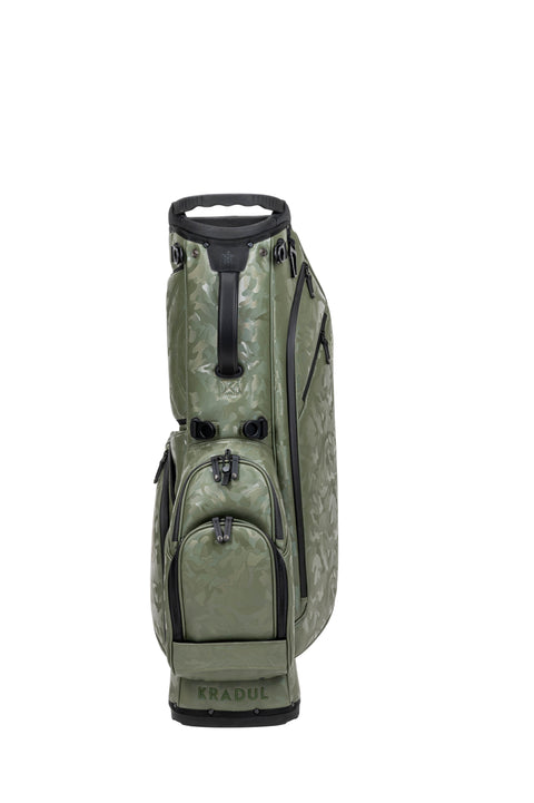 KRADUL LUX LE 9” Stand Bag – Holo-Camo Green